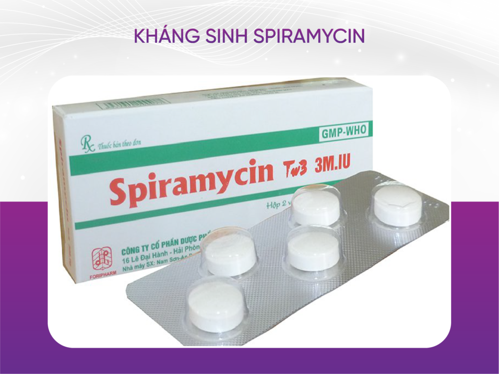 4 loại thuốc giảm đau răng khôn tại nhà bạn cần quan tâm Kháng Sinh Spiramycin Giúp Giảm Đau Răng Khôn Tại Nhà