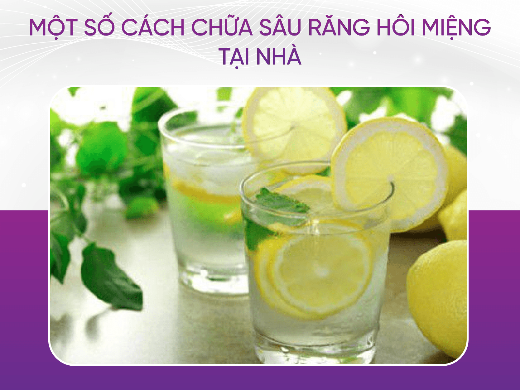 chữa sâu răng hôi miệng tại nhà