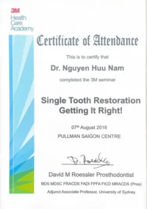 Một Ca Trám Răng Thẩm Mỹ Được Thực Hiện Với Vật Liệu Và Kỹ Thuật Chuẩn 3M, Tái Tạo Hình Thể Như Răng Thật