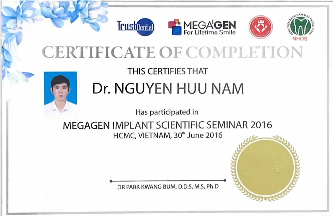 Bác sĩ Nguyễn Hữu Nam tham dự Hội thảo Khoa học Implant MegaGen Bác Sĩ Nguyễn Hữu Nam Tham Dự Hội Thảo Khoa Học Implant Megagen