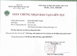 Nhổ Răng, Cắm Implant Tức Thì Và Tải Lực Tức Thì Bằng Công Nghệ Từ Tính