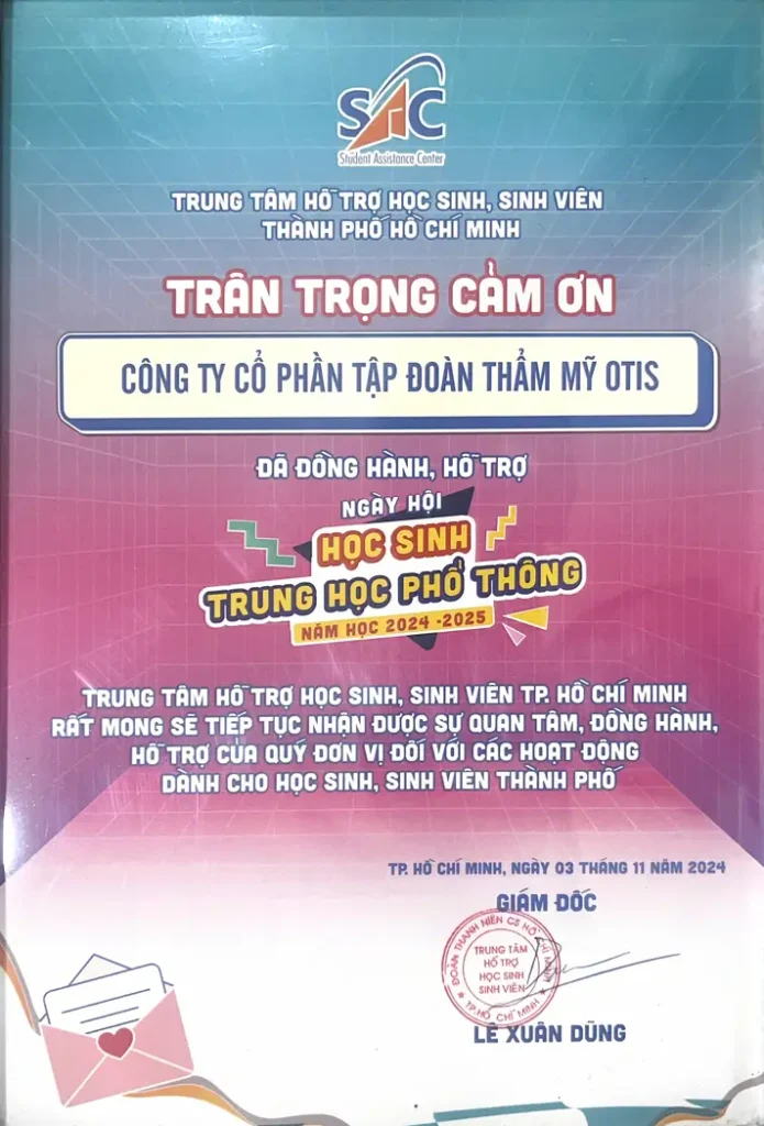Nha Khoa Otis Dental vinh dự đồng hành SAC trong chương trình "Ngày hội học sinh THPT 2024-2025" Nha Khoa Otis Dental Vinh Dự Đồng Hành Sac Trong Chương Trình &Quot;Ngày Hội Học Sinh Thpt 2024-2025&Quot;